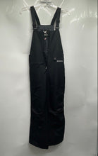 Load image into Gallery viewer, Arctix Unisex Kids Black Adjustable Strap Front Zip Snow Bib Pants Size Medium
