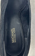 Load image into Gallery viewer, Michael Kors Womens Black Pointed Toe Slip-On Cone Pump Heels Size 8M
