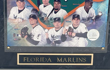 Load image into Gallery viewer, World Series 2004 Defending Champions Florida Marlins Team Framed Print
