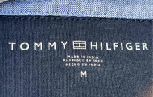 Load image into Gallery viewer, Tommy Hilfiger Mens Blue Cotton Short Sleeve Spread Collar Polo T-Shirt Size M
