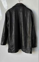 Load image into Gallery viewer, Lucky Leather Co Mens Black Long Sleeve Button Front Bomber Jacket Size 2XL
