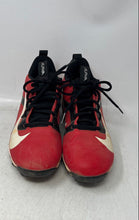 Load image into Gallery viewer, Nike Mens Alpha Menace 4 Shark Red Black White Lace-Up Football Cleats Size 7
