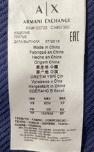 Load image into Gallery viewer, Armani Exchange Womens Blue Round Neck Short Sleeve Pullover A-Line Dress Sz XS
