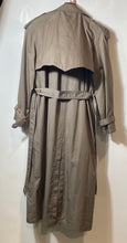 Load image into Gallery viewer, New York Harbor From Andrea Womens Dark Taupe Belted Trench Coat Size 10
