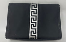 Load image into Gallery viewer, Versace Fragrances Mens Black Outer Pocket Travel Toiletry Pouch Bag

