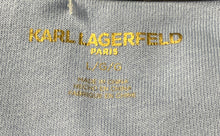 Load image into Gallery viewer, Karl Lagerfeld Womens Blue Long Sleeve Crew Neck Pullover Sweatshirt Size Large
