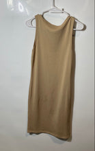 Load image into Gallery viewer, Forever 21 Womens Khaki Sleeveless Round Neck Pullover Shift Dress Size XL
