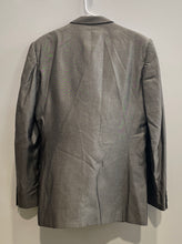 Load image into Gallery viewer, Bocchese Mens Gray Silk Single-Breasted Long Sleeve Two Button Blazer Size 50
