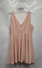 Load image into Gallery viewer, Lulus Womens Pink Sleeveless V-Neck Back Zip Casual Mini Dress Size Large
