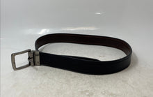 Load image into Gallery viewer, Mens WM-19820 Brown Black Leather Adjustable Reversible Work Belt Size 34
