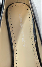 Load image into Gallery viewer, Adrienne Vittadini Womens Scout Black Leather Slip-On Pump Heels Size 7.5M
