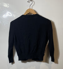 Load image into Gallery viewer, Karl Lagerfeld Womens Multicolor Tweed Front Long Sleeve Cardigan Sweater Size S
