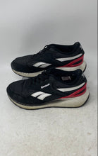 Load image into Gallery viewer, Reebok Kids Classic Black White Red Leather Low Top Lace-Up Sneaker Shoes Size 3
