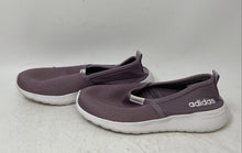 Load image into Gallery viewer, Adidas Womens Lite Racer Purple White Slip-On Round Toe Sneaker Shoes Size 6

