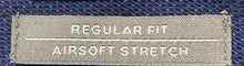 Load image into Gallery viewer, Michael Kors Mens Blue Airsoft Stretch Regular Fit Dress Shirt Size 18
