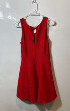Load image into Gallery viewer, Express Womens Red Sleeveless Scoop Neck Short Fit &amp; Flare Dress Size XS
