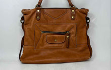 Load image into Gallery viewer, Marco Buggiani Womens Brown Inner Pockets Double Handle Shoulder Purse

