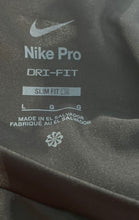 Load image into Gallery viewer, Nike Pro Mens Black Slim-Fit Crew-Neck Short Sleeve Pullover T-Shirt Size L
