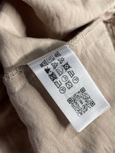 Load image into Gallery viewer, Zara Womens Beige Elastic Waist Drawstring Wide-Leg Trouser Pants Size XS
