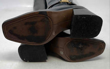 Load image into Gallery viewer, Vince Camuto Womens Black Block Heel Side-Zip Knee High Riding Boots Size 7M
