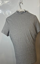 Load image into Gallery viewer, Tory Burch Womens Gray Lidia Heather Short Sleeve Ruffle Polo Shirt Size Medium
