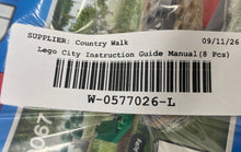 Load image into Gallery viewer, Lot Of 8 Pcs Multicolor Lego City Instruction Guide Manual Books
