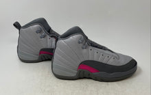 Load image into Gallery viewer, Nike Boys Air Jordan 12 510815-029 Gray Pink Lace-Up Sneakers Shoes Size 5Y
