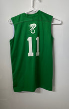 Load image into Gallery viewer, Alleson Athletic Boys Green Boston Celtics #11 Basketball Sports NBA Jersey Sz S
