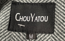 Load image into Gallery viewer, Chouyatou Womens Gray Herringbone Pattern Classic Open Front Blazer Size M
