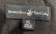 Load image into Gallery viewer, Beverly Hills Polo Club Mens Black Short Sleeve Collared Button-Up Shirt Size XL
