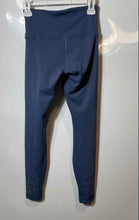 Load image into Gallery viewer, Lululemon Womens Blue Floral Flocked Everlux Sports Ankle Leggings Size 4
