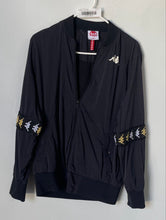 Load image into Gallery viewer, Kappa Mens Blue Black Regular Fit Long Sleeve Full-Zip Jacket Size Small
