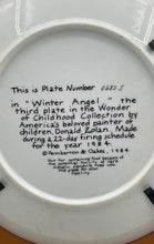 Load image into Gallery viewer, Pemberton &amp; Oakes Winter Angel By Donald Zolan 0680 J Signed Collector Plate
