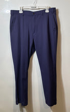 Load image into Gallery viewer, Lauren Ralph Lauren Mens Blue Flat Front Slash Pockets Dress Pants Size 36Wx32L
