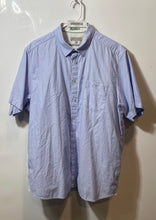 Load image into Gallery viewer, Ted Baker Mens Light Blue Cotton Short Sleeve Collared Button-Up Shirt Size 7

