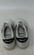 Load image into Gallery viewer, Adidas Kids Grand Court 2.0 White Black Hook And Loop Sneaker Shoes Size 11K
