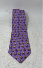 Load image into Gallery viewer, Brooks Brothers Makers Mens Purple Printed Classic Pointed Neck Tie
