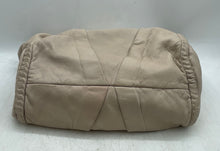 Load image into Gallery viewer, Elie Tahari Womens Beige Leather Chain Double Handle Zip Top Shoulder Bag
