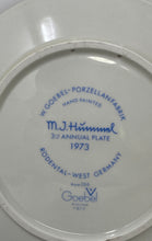 Load image into Gallery viewer, Goebel M.J Hummel Flowers 3rd Annual Edition 1973 Porcelain Collector Plate

