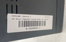 Load image into Gallery viewer, JVC UX-1 Black Micro Component System Home Audio CD Tuner Not Tested
