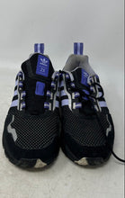 Load image into Gallery viewer, Adidas Womens ZX 1K Boost H00443 Black Purple Lace-Up Sneaker Shoes Size 7
