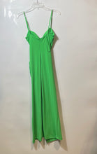 Load image into Gallery viewer, Zara Womens Green Sleeveless Cowl Neck Ruched Back Zip Bodycon Dress Size S
