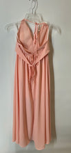 Load image into Gallery viewer, Dossena Milano Womens Peach Floral Embellished Midi A-Line Dress Size S/M

