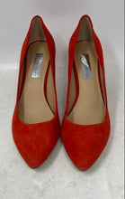 Load image into Gallery viewer, INC International Concepts Womens Red Leather Pointed Toe Pump Heels Size 8M

