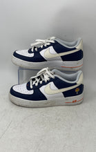 Load image into Gallery viewer, Nike Kids Air Force 1 Low LV8 FN7239-410 Blue White Beige Sneaker Shoes Size 6Y
