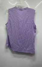 Load image into Gallery viewer, Calvin Klein Womens Purple Sleeveless Tie-Neck Blouse Top No Size
