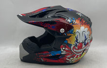 Load image into Gallery viewer, Oumurs Youth 125 Multicolor DOT Approved Full-Face Motocross Helmet Size L
