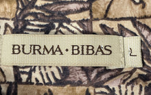 Load image into Gallery viewer, Burma Bibas Mens Brown Leaf Print Short Sleeve Collared Button-Up Shirt Size L
