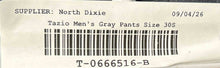 Load image into Gallery viewer, Tazio Italy Mens Gray Flat Front Ultra Slim Straight Leg Dress Pants Size 30S
