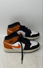 Load image into Gallery viewer, Nike Boys Air Jordan 1 Mid 554725-058 Black White Orange Sneakers Shoes Size 6Y
